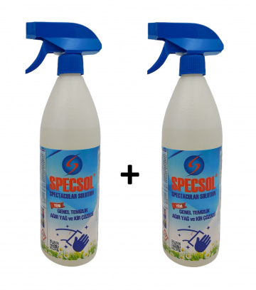 SPECSOL ARAÇ VE EV GENEL TEMİZLİK ÜRÜNÜ 2Lİ750ML PAKETİ