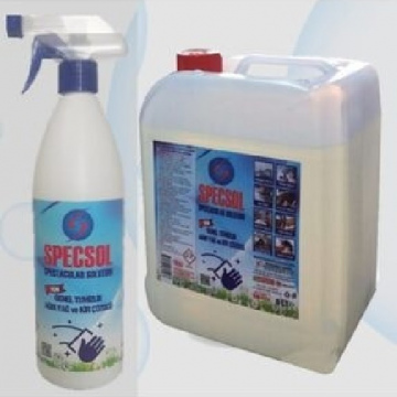 SPECSOL ARAÇ VE EV GENEL TEMİZLİK ÜRÜNÜ 5LİTRE+750ML (STOKTA YOK SİPARİŞE ÖZEL ÜRETİMDİR FİYAT ALINIZ)